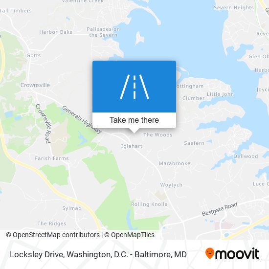 Locksley Drive map