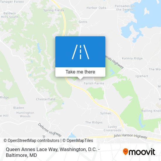 Queen Annes Lace Way map