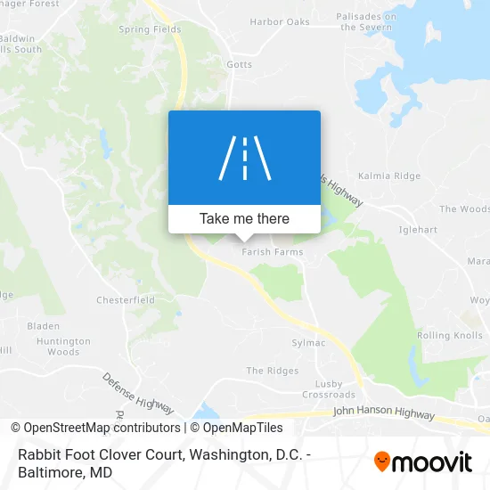 Rabbit Foot Clover Court map