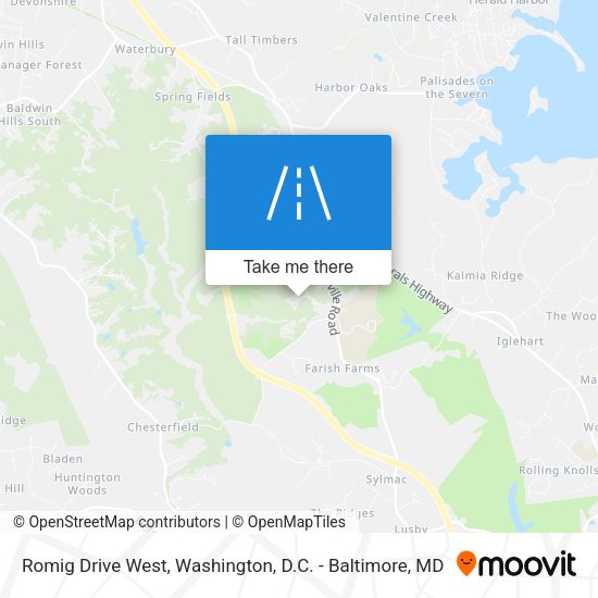 Mapa de Romig Drive West