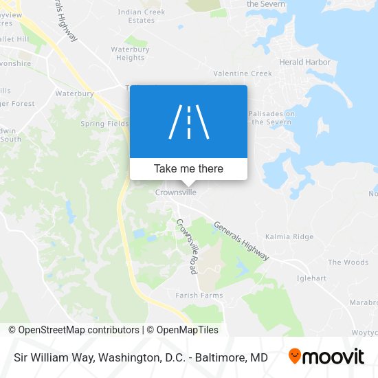 Mapa de Sir William Way