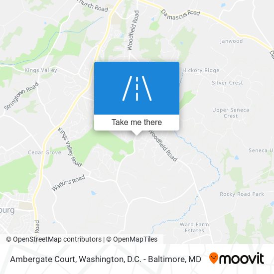 Ambergate Court map