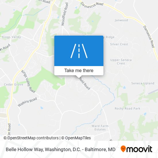 Mapa de Belle Hollow Way