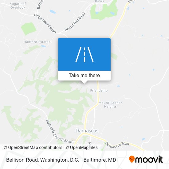 Bellison Road map