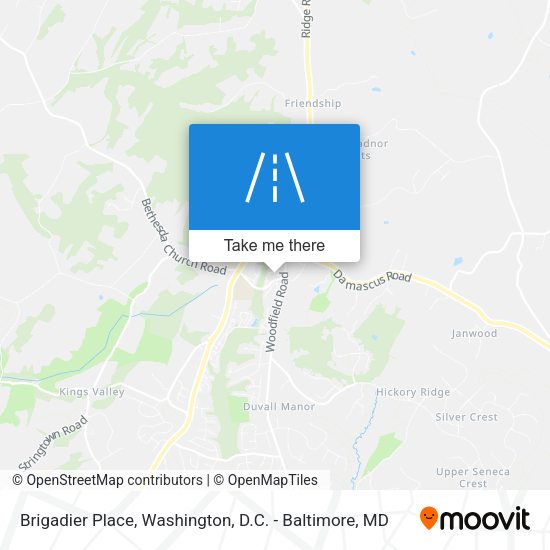 Brigadier Place map