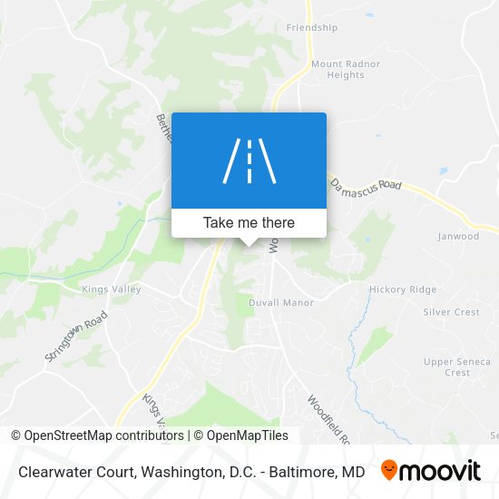 Clearwater Court map
