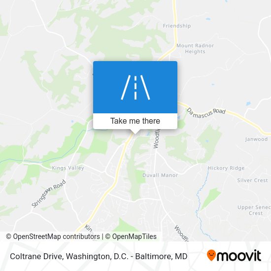 Coltrane Drive map