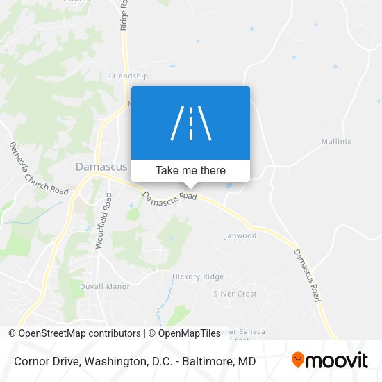 Cornor Drive map