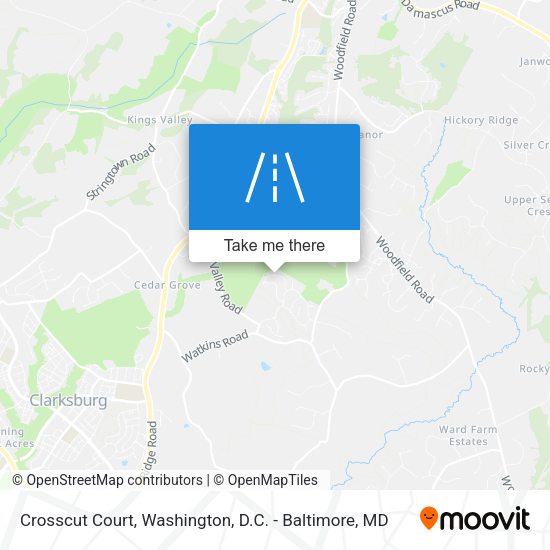 Crosscut Court map