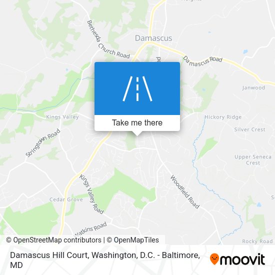 Damascus Hill Court map