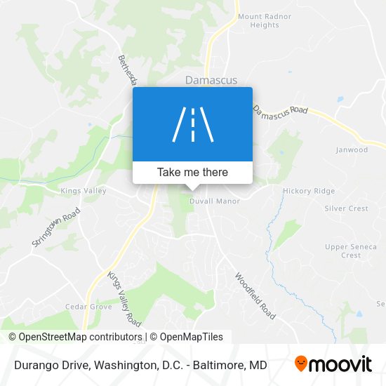 Durango Drive map