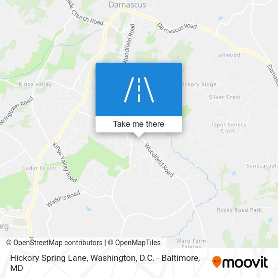 Mapa de Hickory Spring Lane