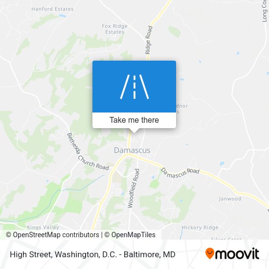 High Street map