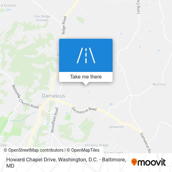 Howard Chapel Drive map