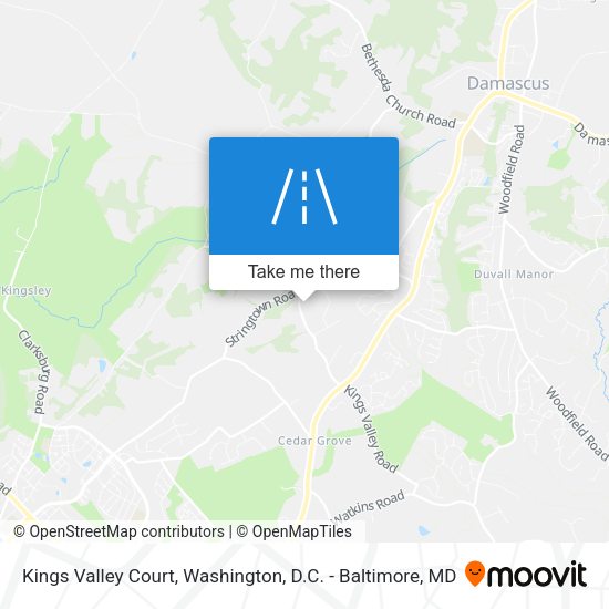 Kings Valley Court map