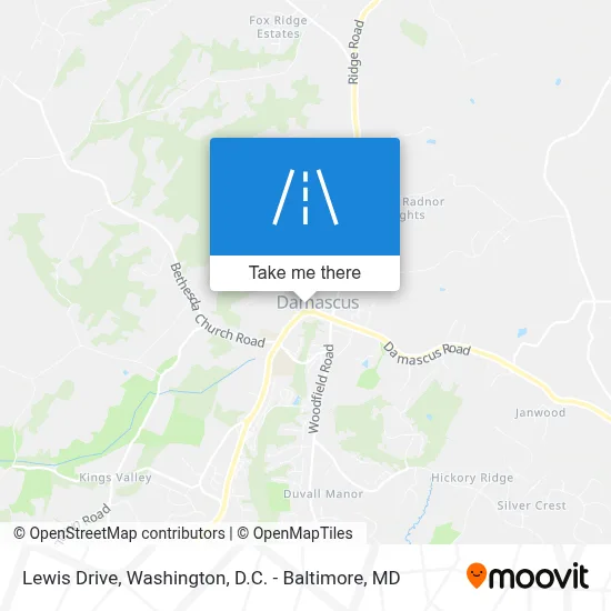 Lewis Drive map