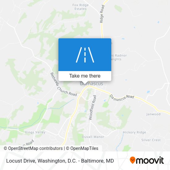 Locust Drive map