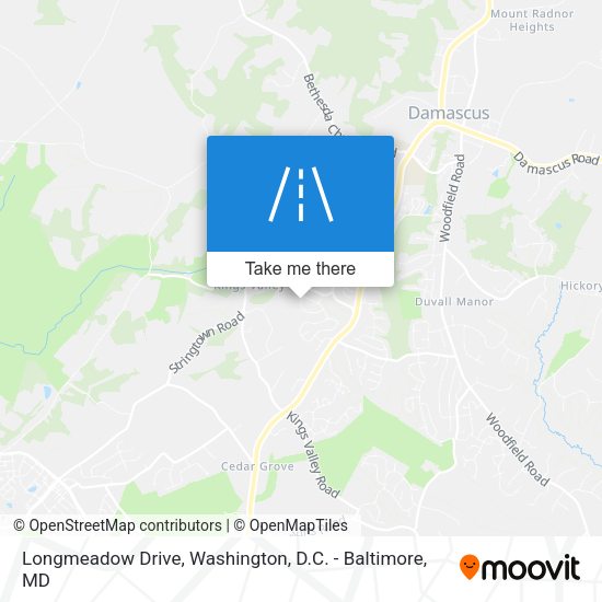 Mapa de Longmeadow Drive