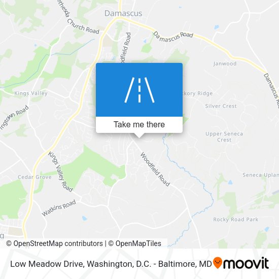 Low Meadow Drive map