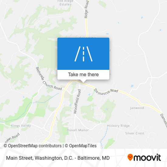 Main Street map