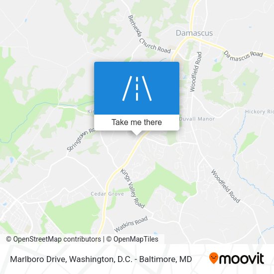 Marlboro Drive map
