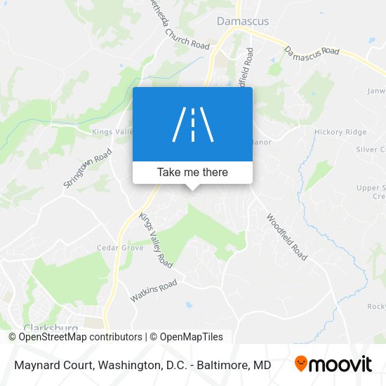 Mapa de Maynard Court