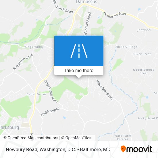 Mapa de Newbury Road