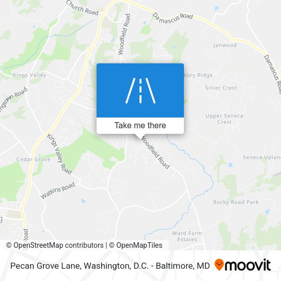 Pecan Grove Lane map