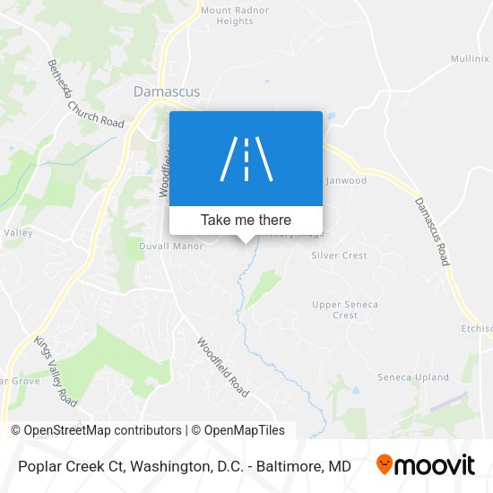 Poplar Creek Ct map