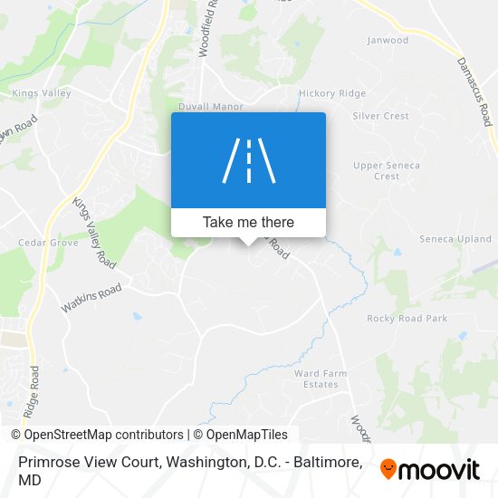 Mapa de Primrose View Court