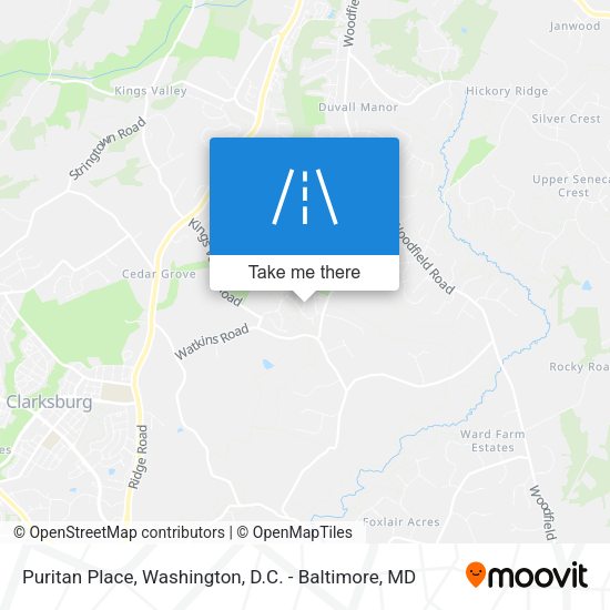 Puritan Place map