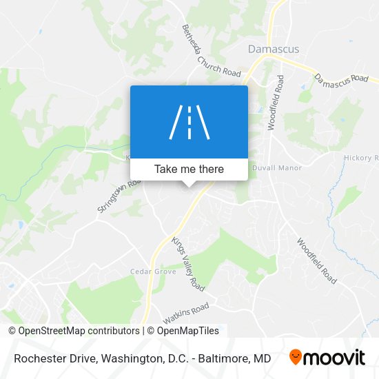 Rochester Drive map