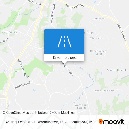 Mapa de Rolling Fork Drive