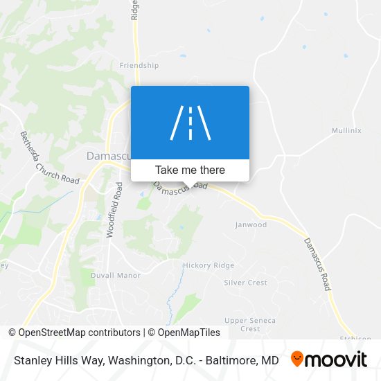 Mapa de Stanley Hills Way