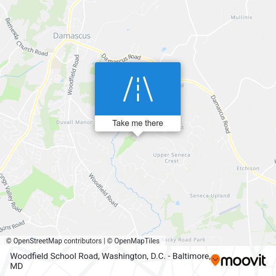 Mapa de Woodfield School Road
