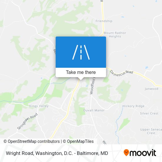 Wright Road map