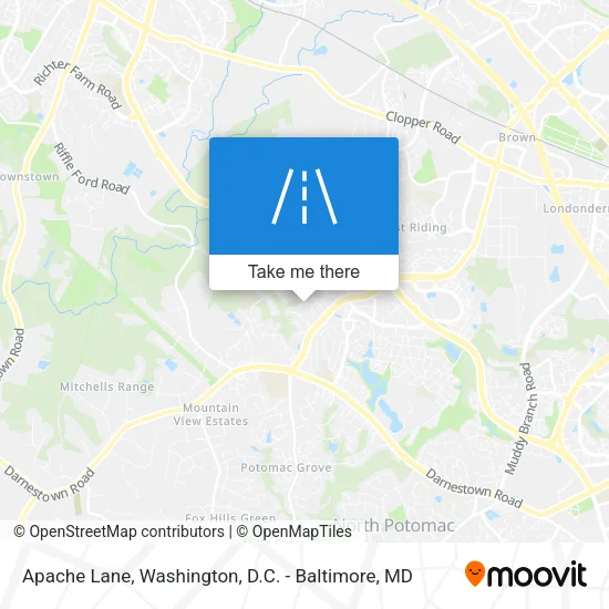 Apache Lane map