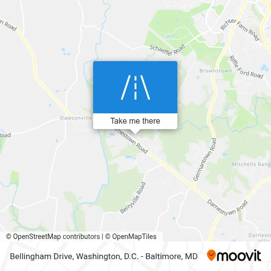 Bellingham Drive map