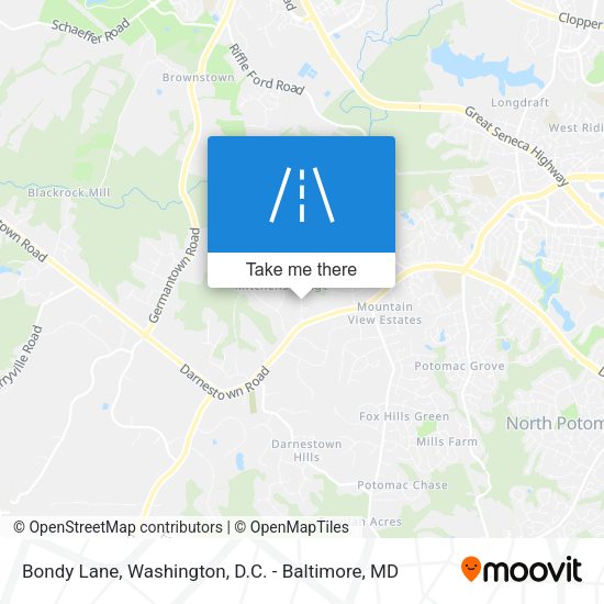Mapa de Bondy Lane