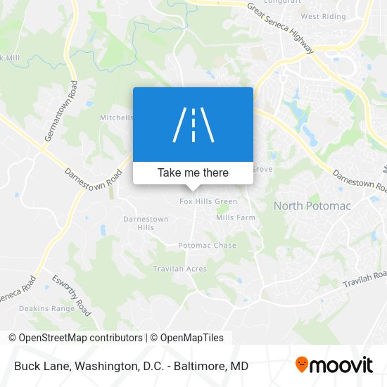 Buck Lane map