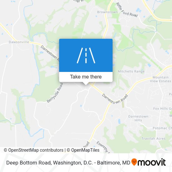 Mapa de Deep Bottom Road