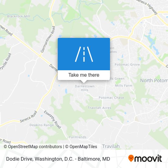Dodie Drive map