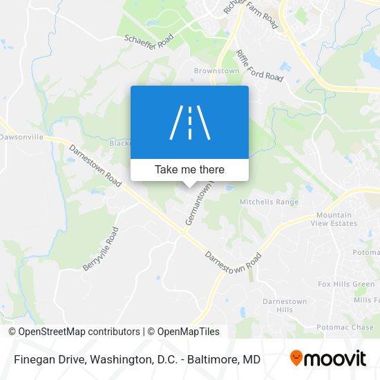 Mapa de Finegan Drive
