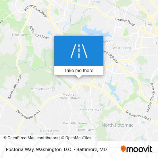 Fostoria Way map