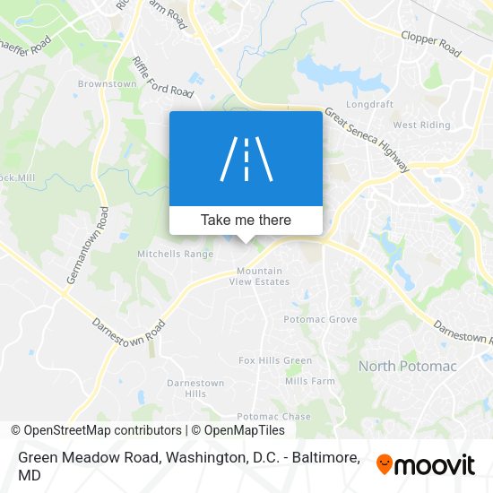 Green Meadow Road map