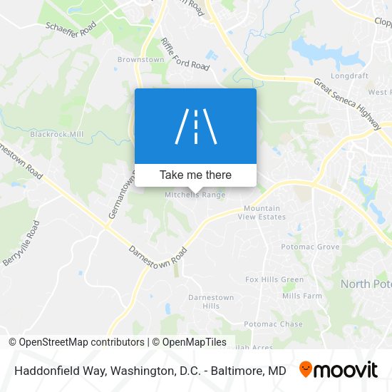 Haddonfield Way map