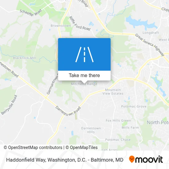 Haddonfield Way map