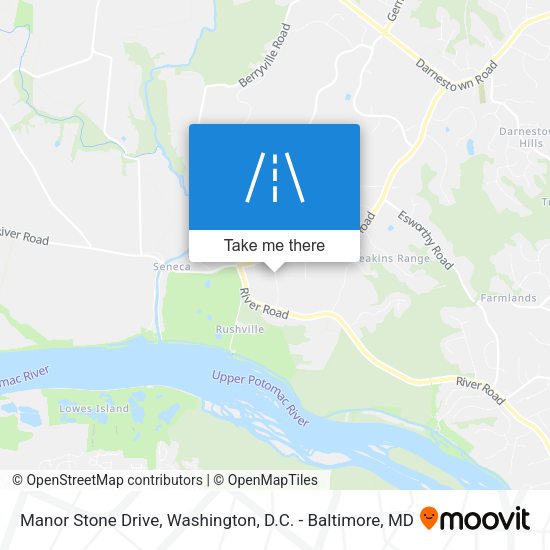 Manor Stone Drive map