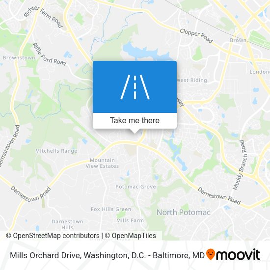 Mills Orchard Drive map