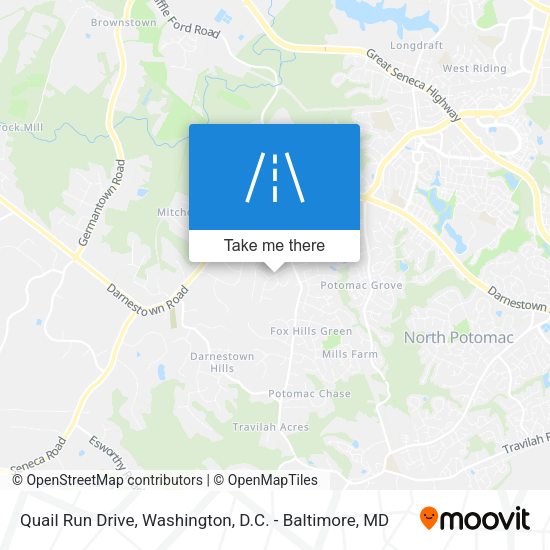 Quail Run Drive map